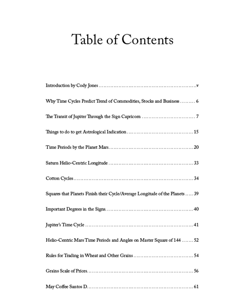 W.D. Gann's Astronomical Course-2025