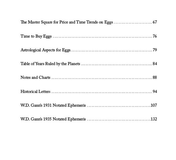 W.D. Gann's Astronomical Course-2025