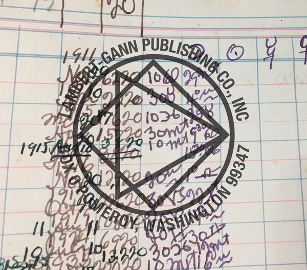 W.D. Gann's Lottery Binder - Original, unstudied, work