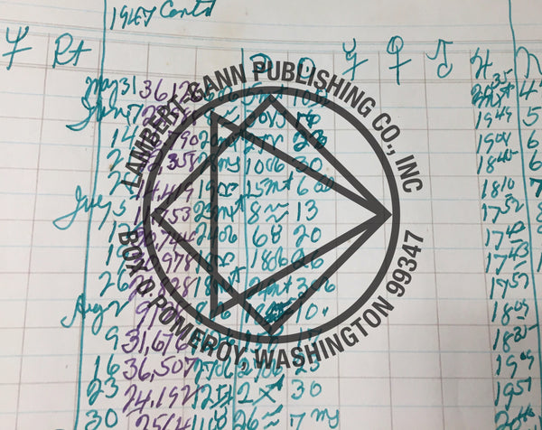 W.D. Gann's Lottery Binder - Original, unstudied, work