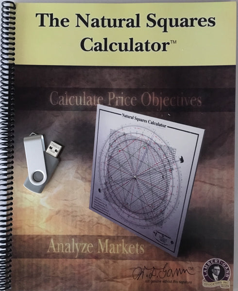 Book and thumb drive for Natural Squares Calculator