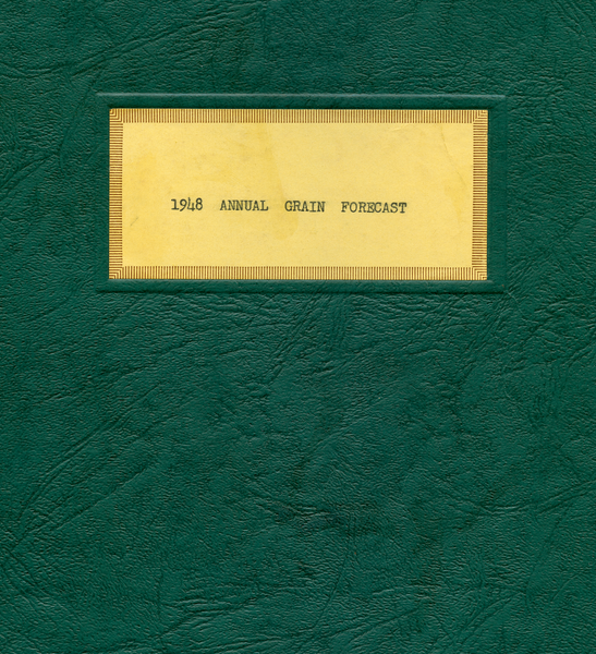 1948 Annual Grain Forecast by W.D. Gann