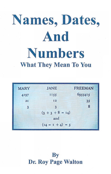 Names, Dates And Numbers