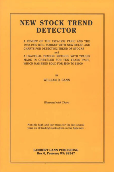 NEW STOCK TREND DETECTOR - W.D. GANN - DIGITAL DOWNLOAD