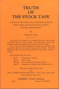Truth of the Stock Tape and Wall Street Stock Selector - W.D.Gann - Digital Download