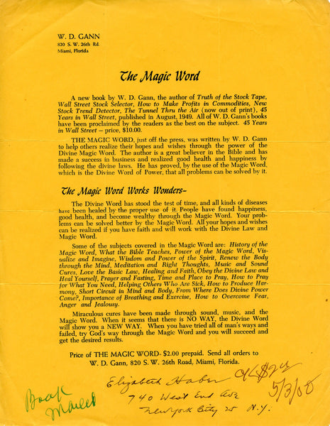 Magic Word, The